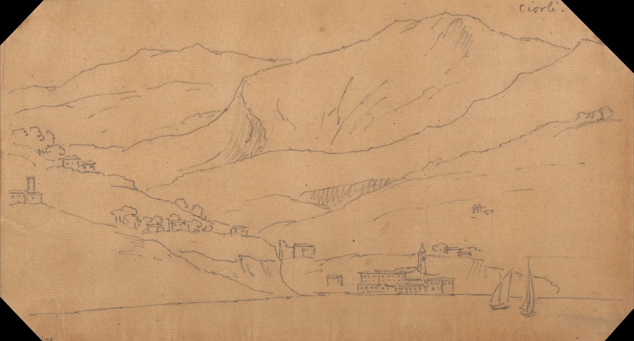Sirolo alkotó: John Robert Cozens