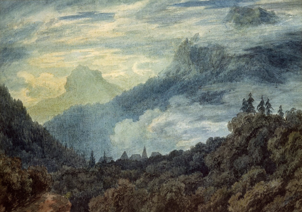 A Grand Chartreuse alkotó: John Robert Cozens