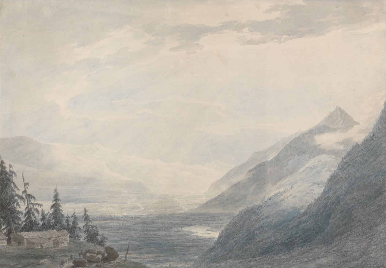 A Pays de Valais alkotó: John Robert Cozens