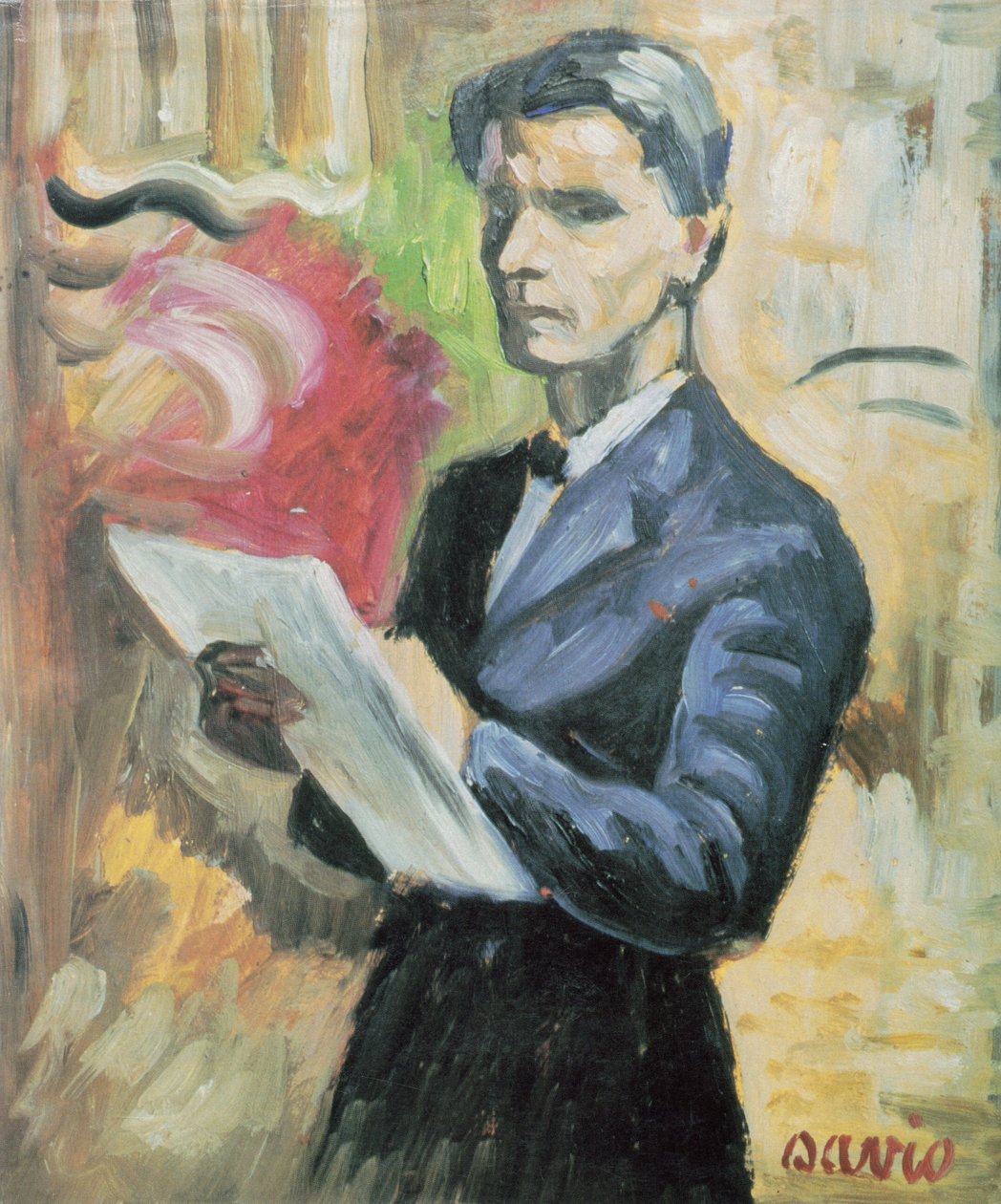 John Savio norvég számi művész önarcképe alkotó: John Savio