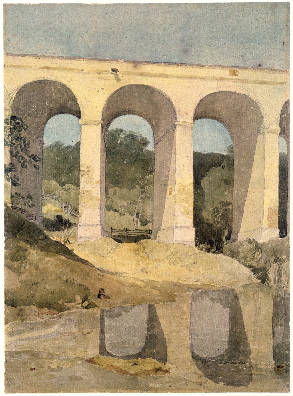 Chirk vízvezeték, 1806-7 alkotó: John Sell Cotman