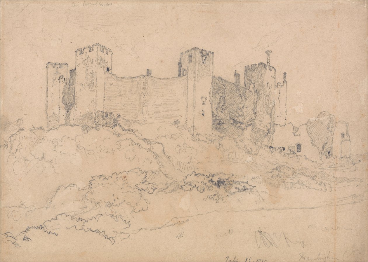 Framlingham kastély, Suffolk alkotó: John Sell Cotman