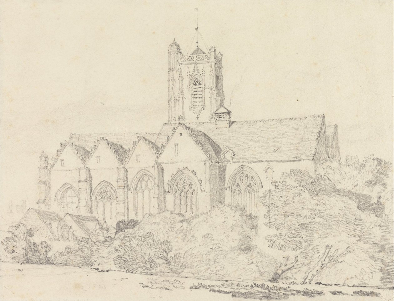 Szent János -templom, Peronne (Somme) alkotó: John Sell Cotman