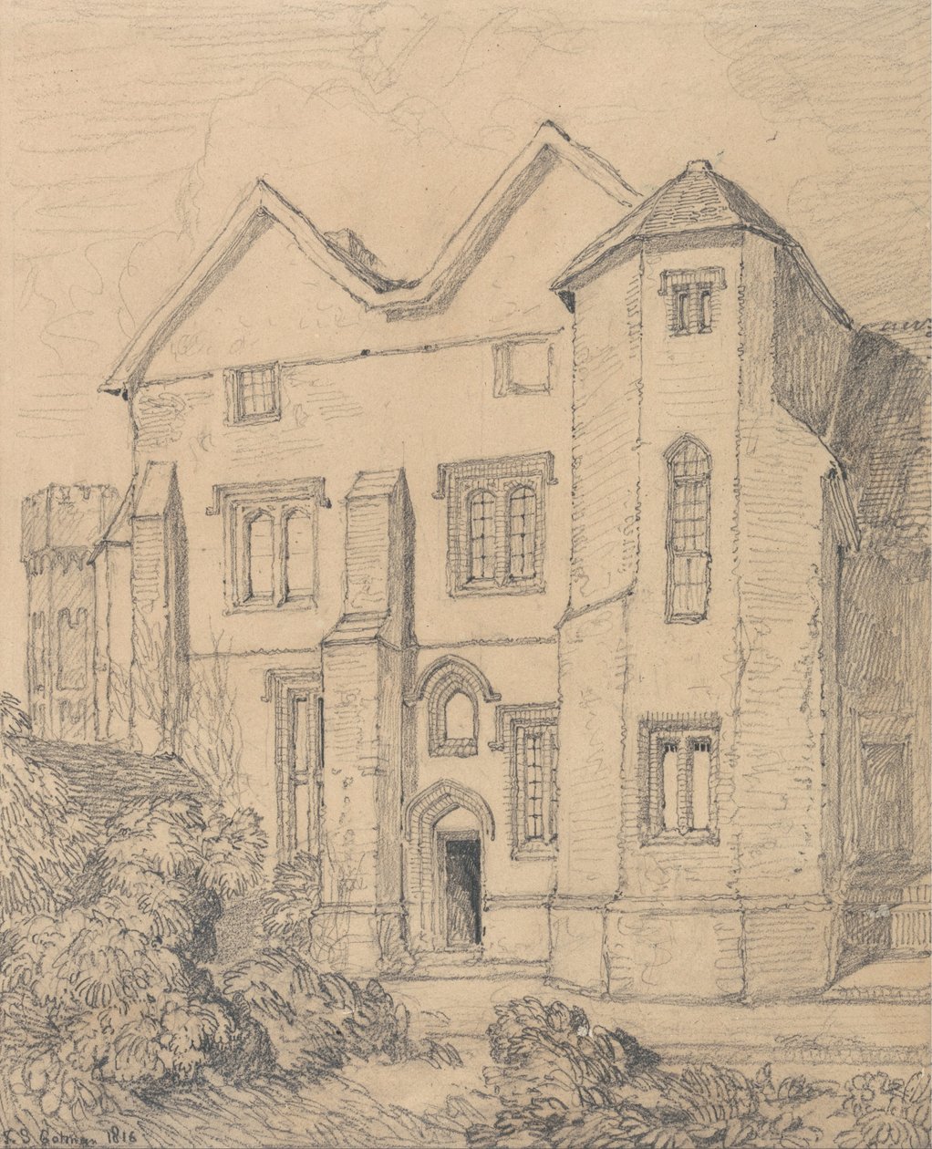 Upwell Rectory, Norfolk alkotó: John Sell Cotman