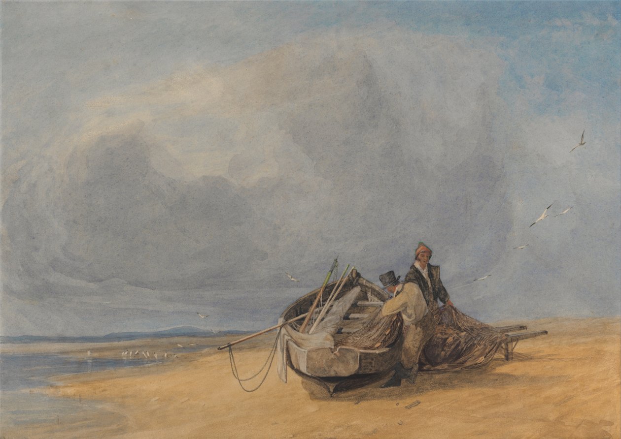 Yarmouth Sands, Norfolk alkotó: John Sell Cotman