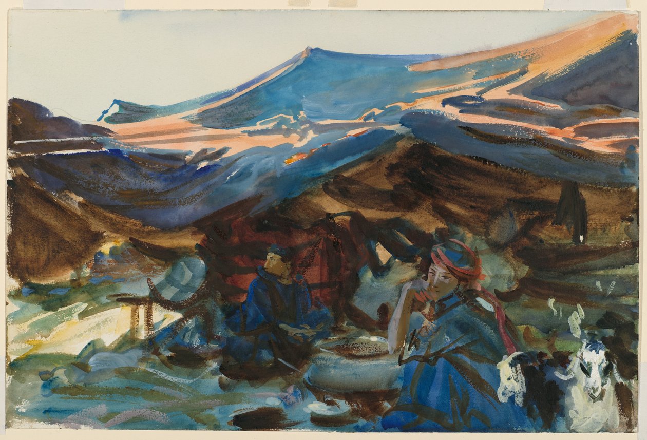 Beduin nők, 1905-1906 (wc) alkotó: John Singer Sargent