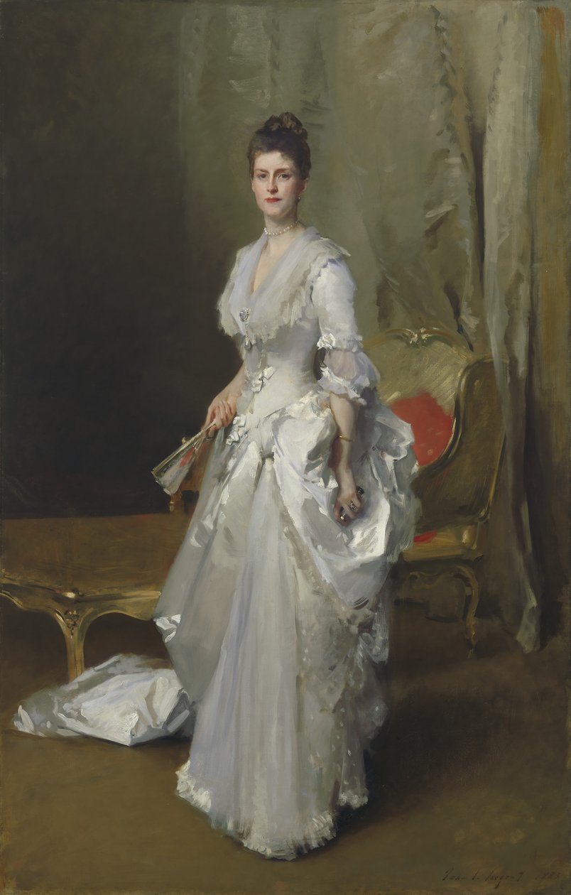 Margaret Stuyvesant Rutherfurd White, 1883 alkotó: John Singer Sargent