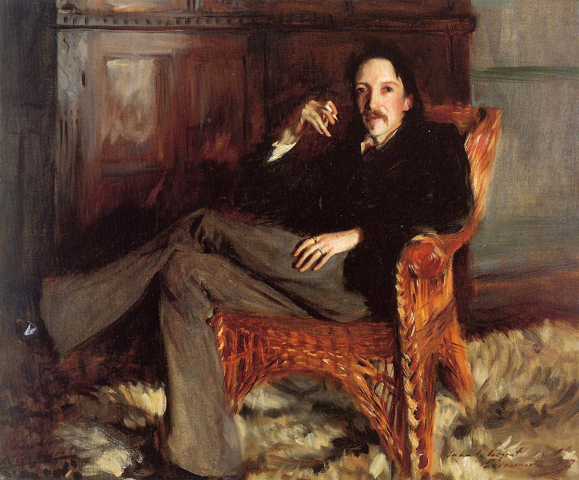 Robert Louis Stevenson portréja alkotó: John Singer Sargent