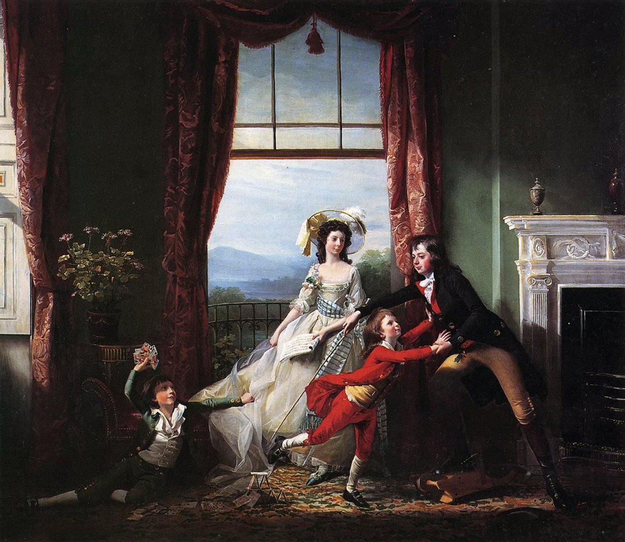 A Stillwell család, 1786 alkotó: John Singleton Copley