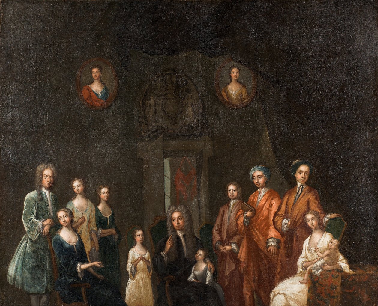 Sir Francis Grant, Lord Cullen és családja portréja alkotó: John Smibert