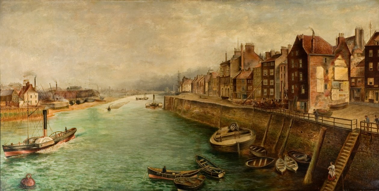 Low Quay, Sunderland, 1888 alkotó: John Smith 2