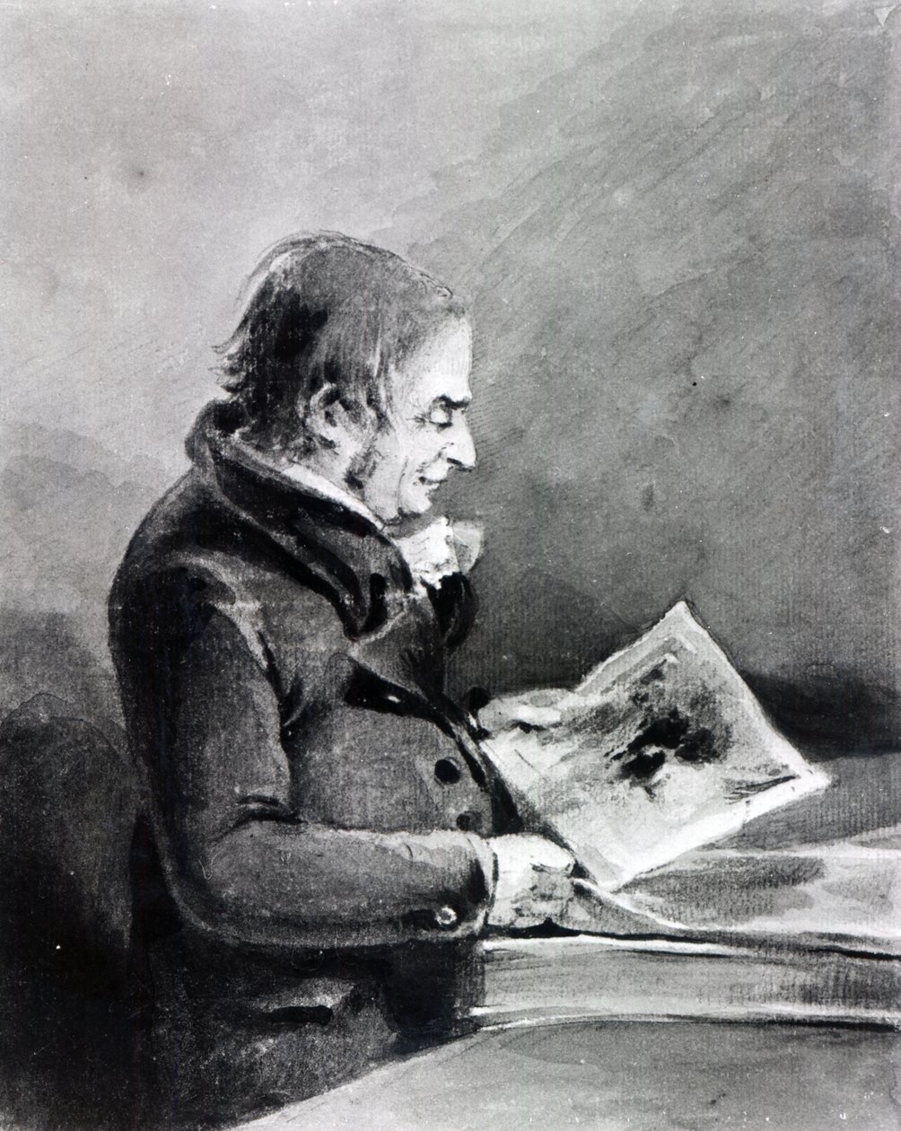 Joseph Mallord William Turner (grafit és wc papíron) alkotó: John Thomas Smith