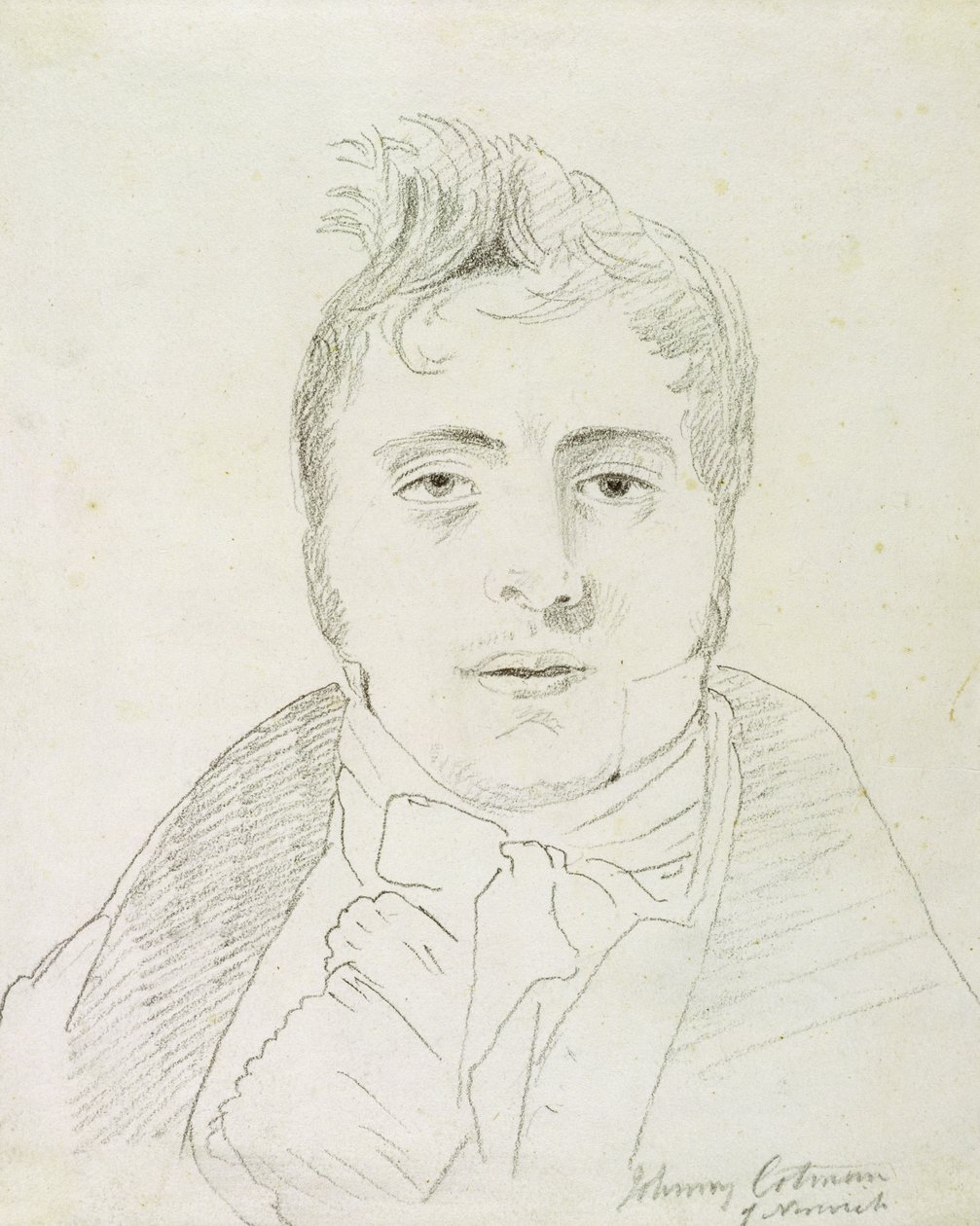 John Sell Cotman (1782-1842), 1810 (grafit papíron) alkotó: John Varley