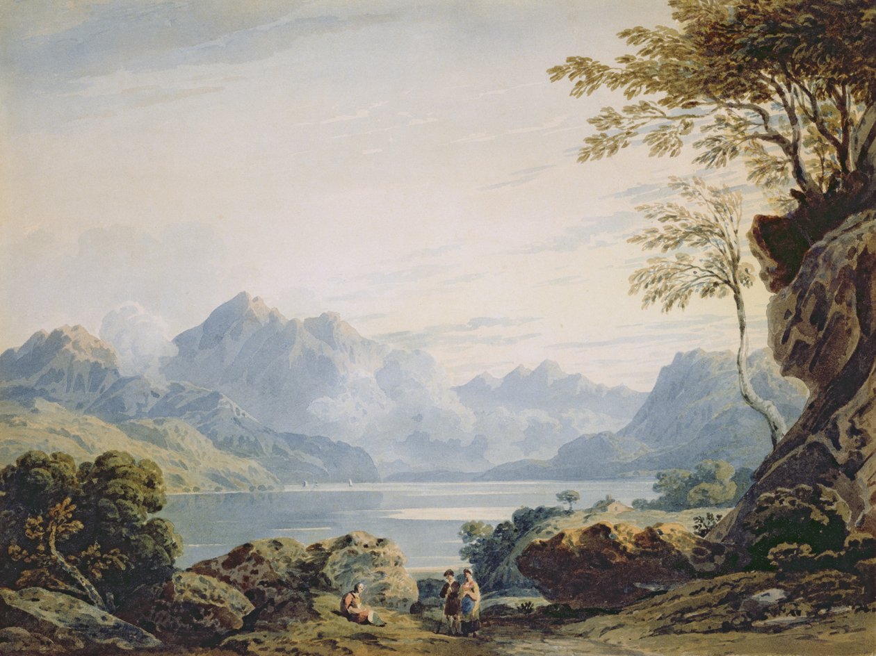Tó Snowdoniában alkotó: John Varley