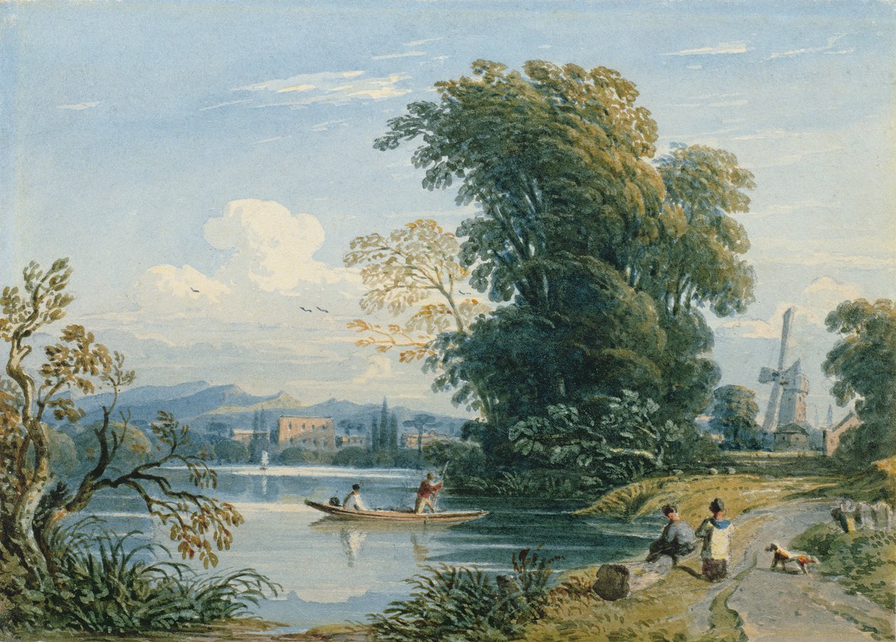 Folyói jelenet alkotó: John Varley