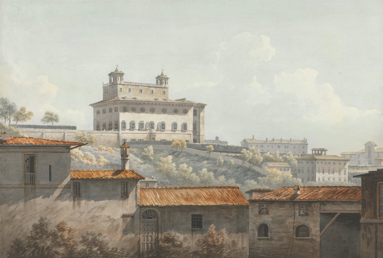 Villa Medici, Róma alkotó: John Warwick Smith
