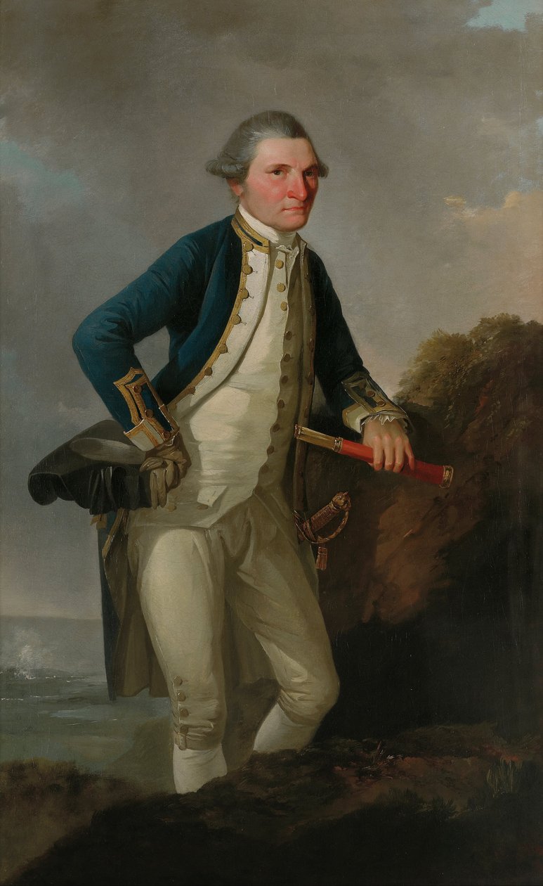 James Cook kapitány portréja alkotó: John Webber