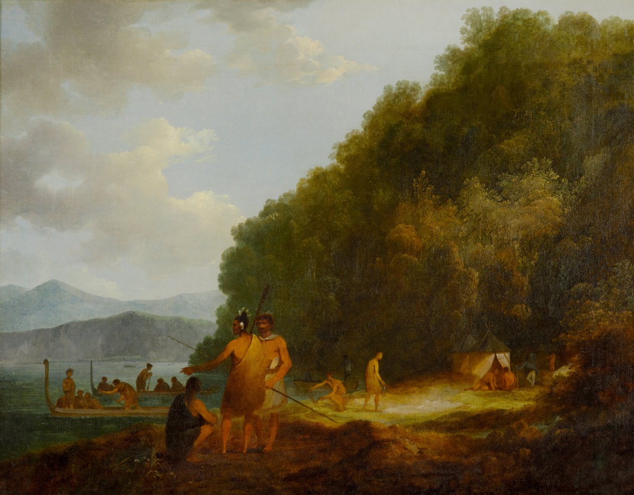 Ship Cove, Charlotte Sound királynő alkotó: John Webber