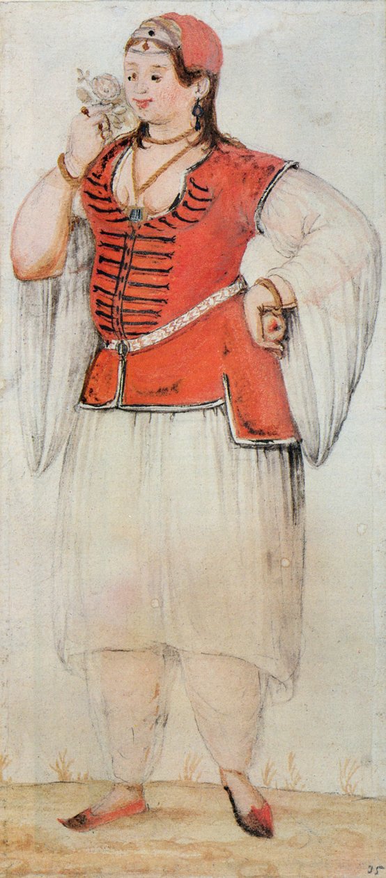 görög vagy török nő alkotó: John White