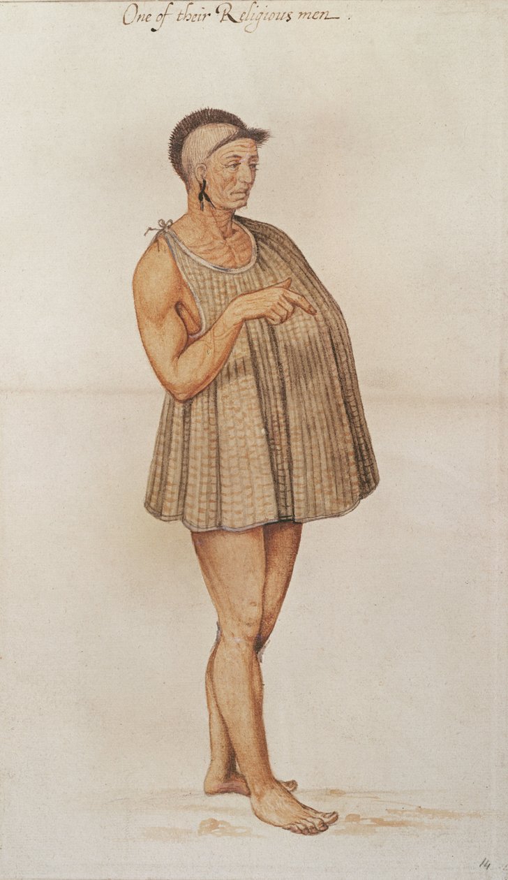 Pomeiooc vallásos embere alkotó: John White