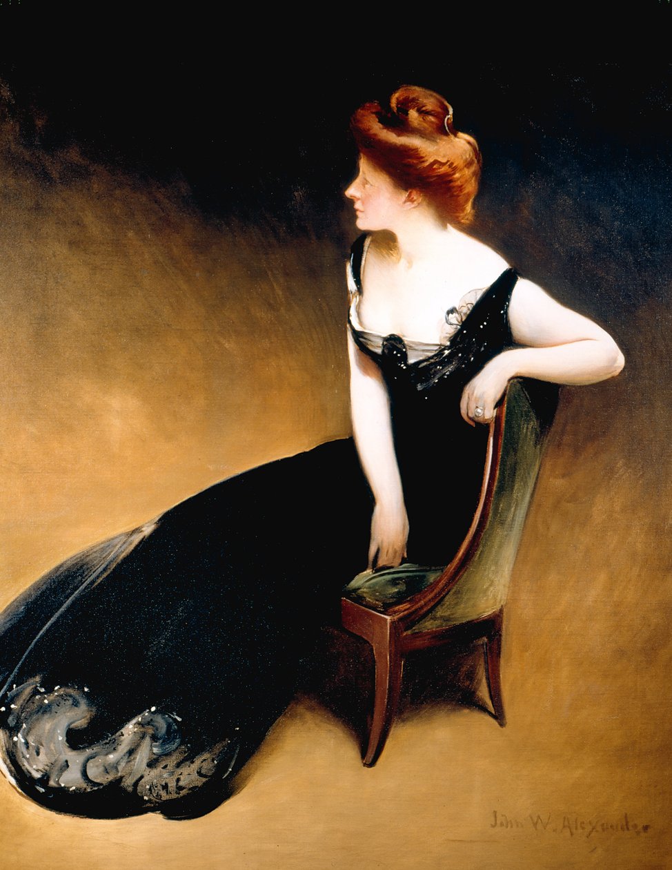 V. asszony, Herman Duryea asszony arcképe alkotó: John White Alexander