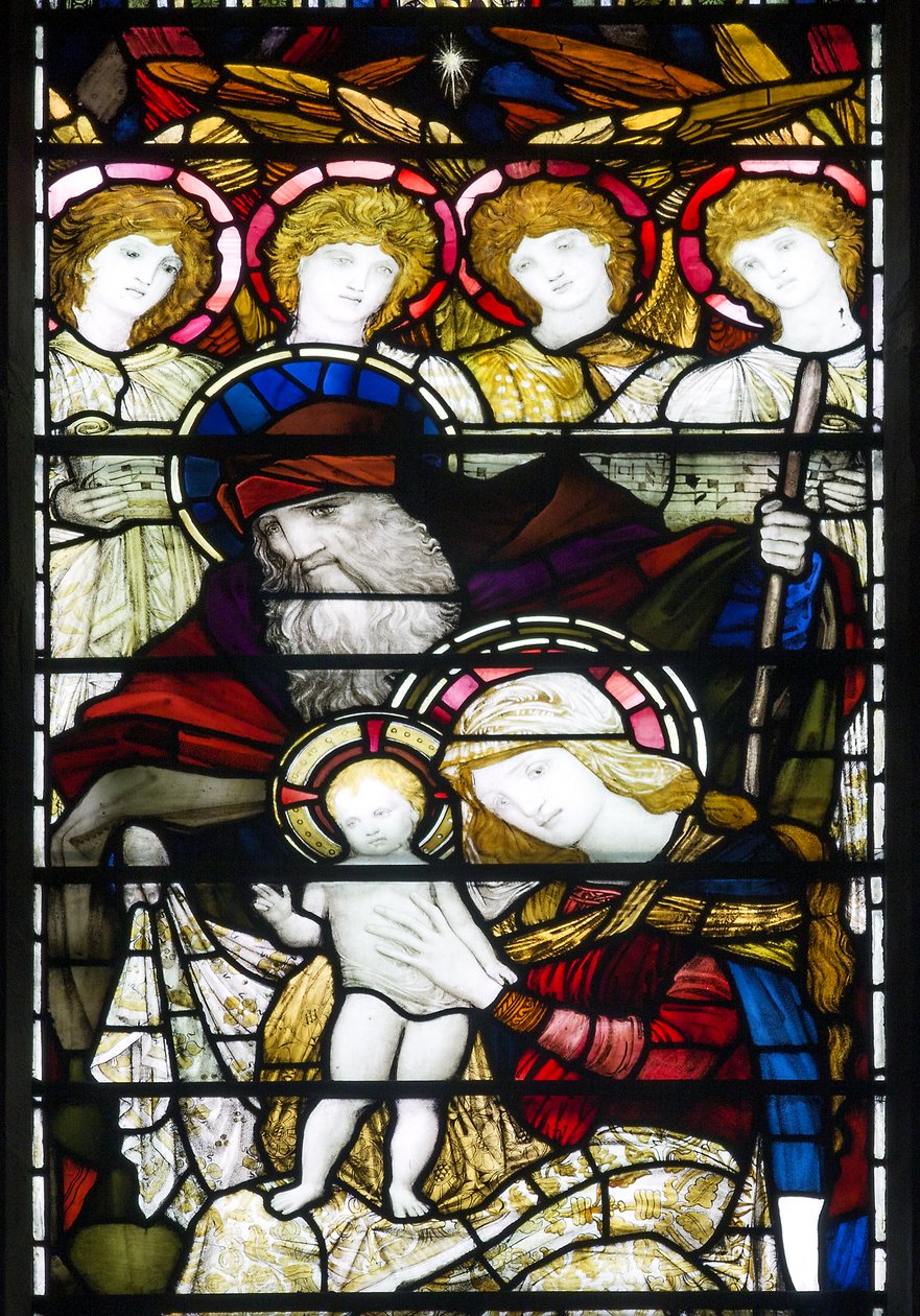 Jesmond, St George, Gateshead Stained Glass Co, John William Brown (1842-1928), Születés, 1888 alkotó: John William Brown