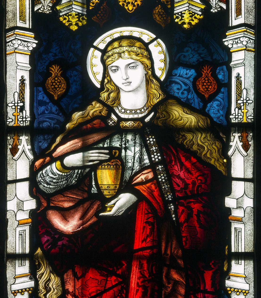 Totnes, St Mary, Foreacre & Watson 1872-1915, John William Brown (1842-1928), Mary, 1898 alkotó: John William Brown