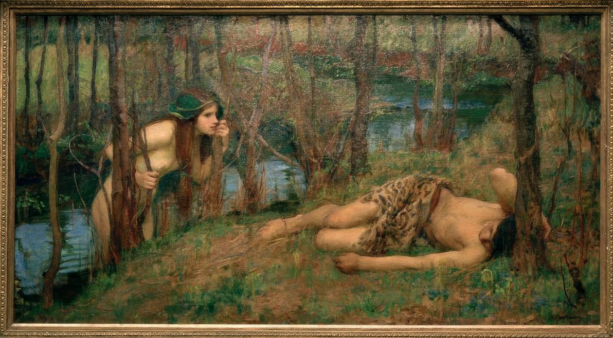 Egy Naiad alkotó: John William Waterhouse