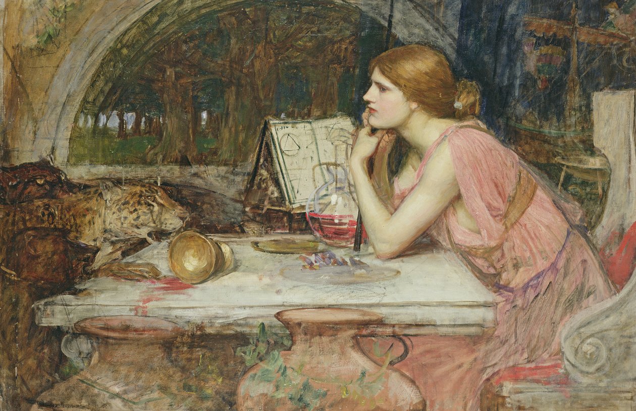 Circe (A boszorkány) 1911 alkotó: John William Waterhouse
