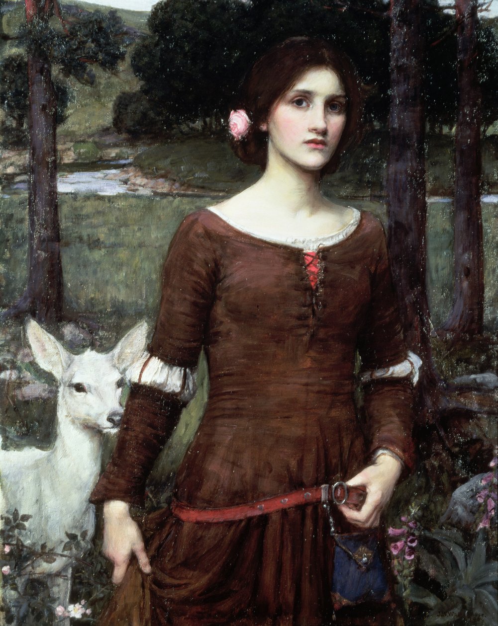 A Lady Clare, 1900 alkotó: John William Waterhouse