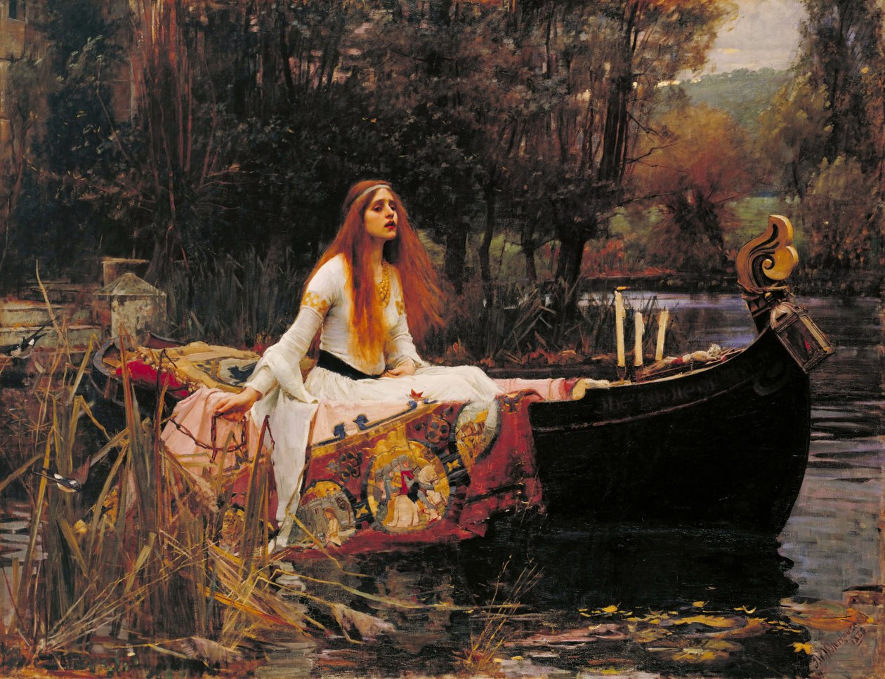 Shalott asszonya alkotó: John William Waterhouse