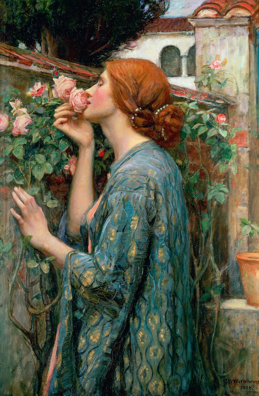 A rózsa lelke, 1908 alkotó: John William Waterhouse