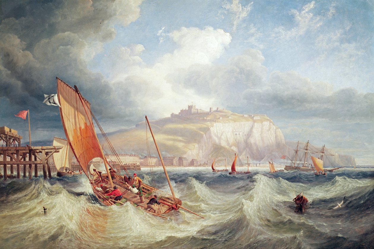 Dover, 1857 alkotó: John Wilson Carmichael