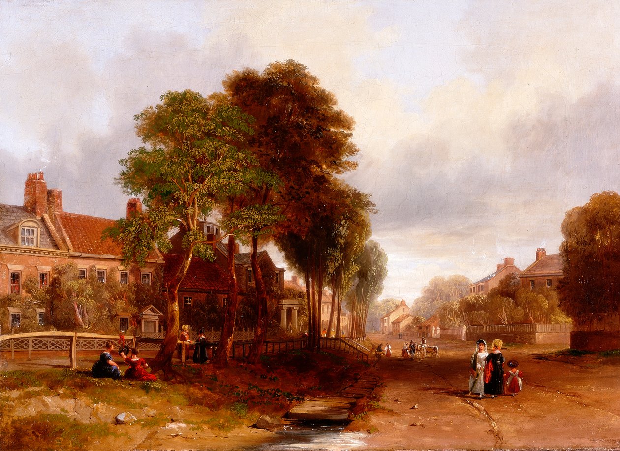 Westoe falu, 1835 alkotó: John Wilson Carmichael