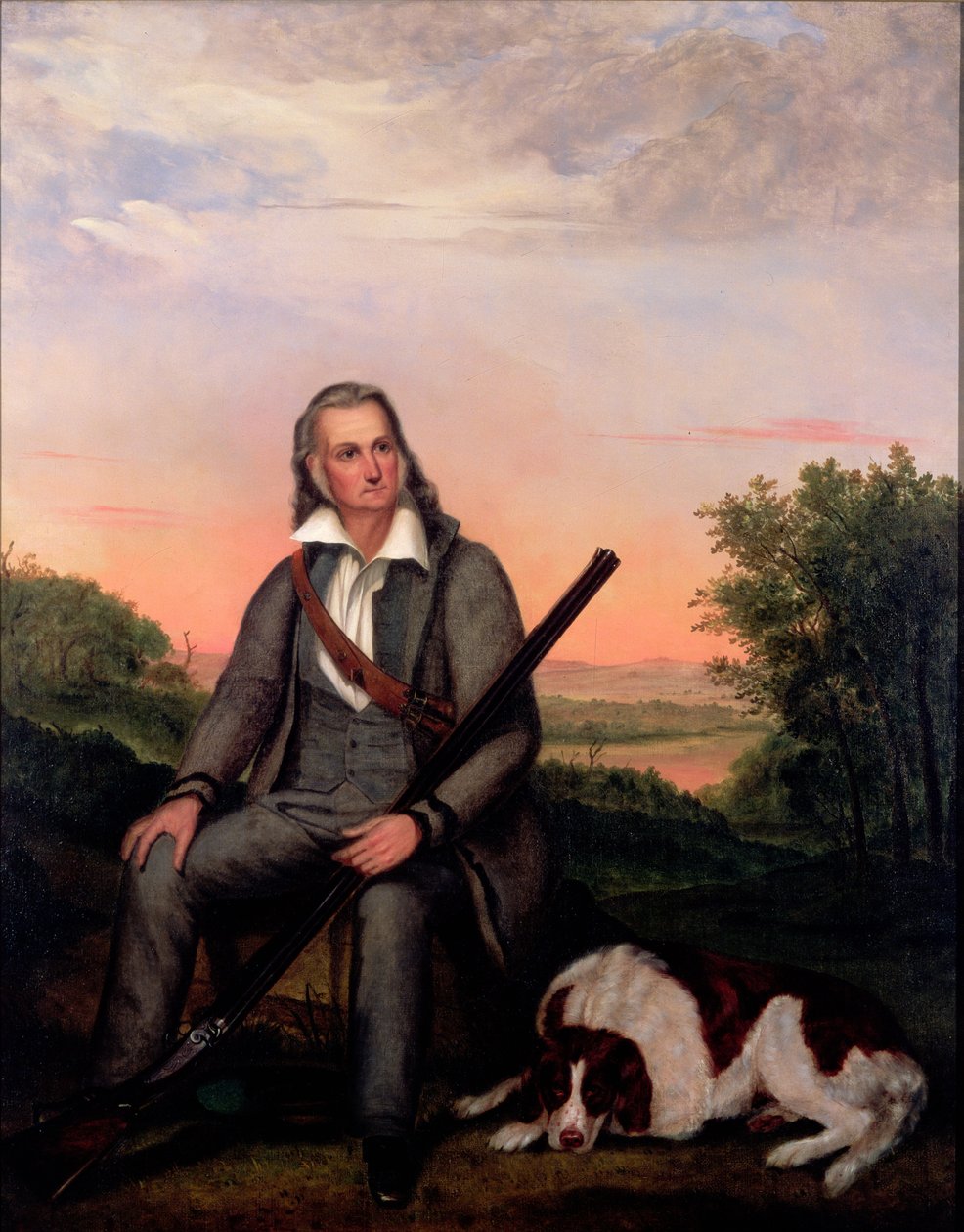 John James Audubon (1758-1851) portréja 1840-41 körül (olaj, vászon) alkotó: John Woodhouse Audubon