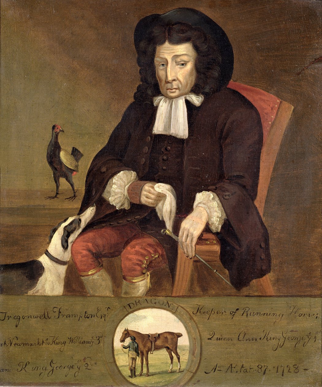 Tregonwell Frampton (1641-1727) A gyep apja, 1728 alkotó: John Wootton