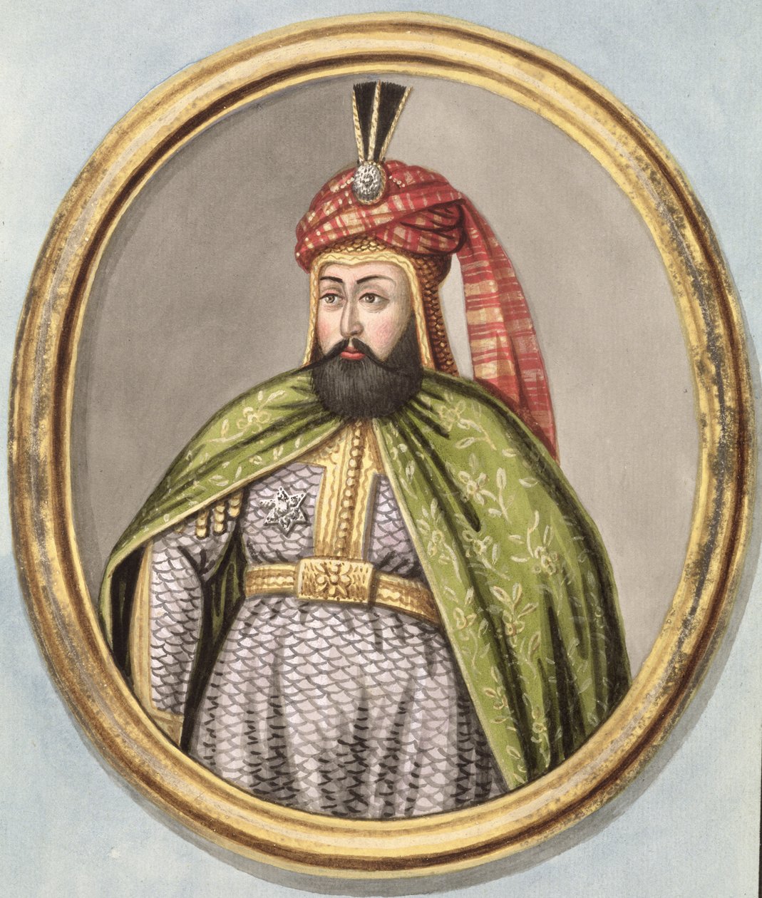 Amurath (Murad) IV (1612-40) szultán 1623-40, "A török ​​császárok portréi sorozata", 1808 alkotó: John Young