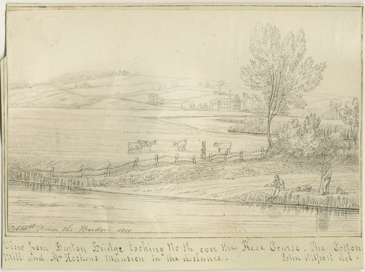 Burton-upon-Trent: toll- és tusrajz, 1818 alkotó: John Allport