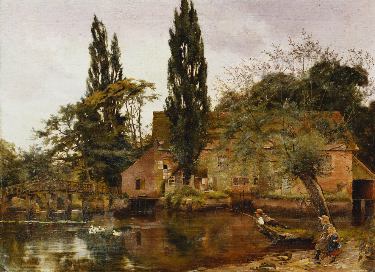 Malom az Avonon, 1886 alkotó: John Arthur Lomax