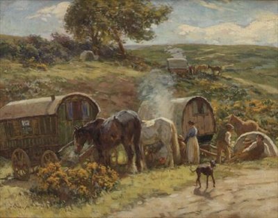 A cigánytábor (tábor) alkotó: John Atkinson