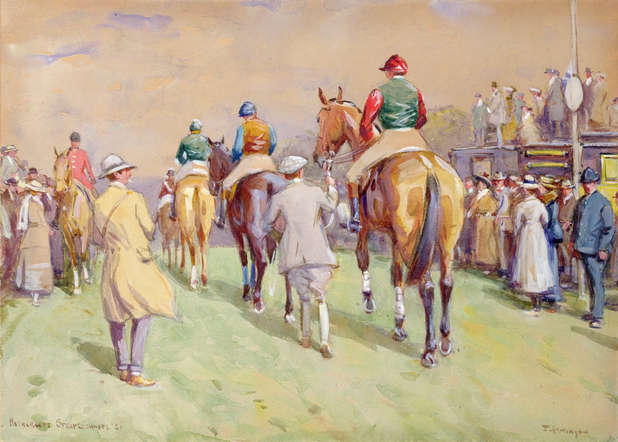 Hethersett Steeplechases, 1921 alkotó: John Atkinson