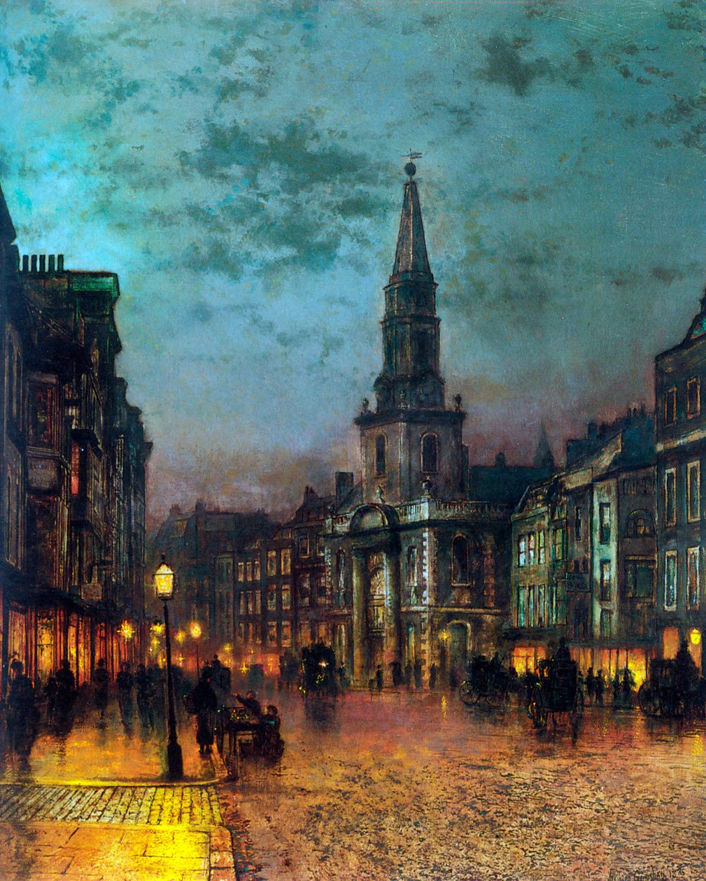 Blackman Street, London, 1885. alkotó: John Atkinson Grimshaw