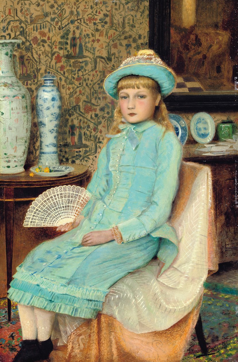 Blue Belle, 1877 alkotó: John Atkinson Grimshaw