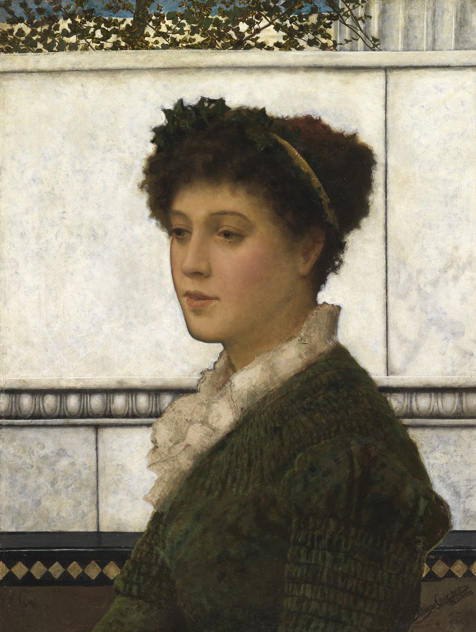 Brunetta, 1882 alkotó: John Atkinson Grimshaw
