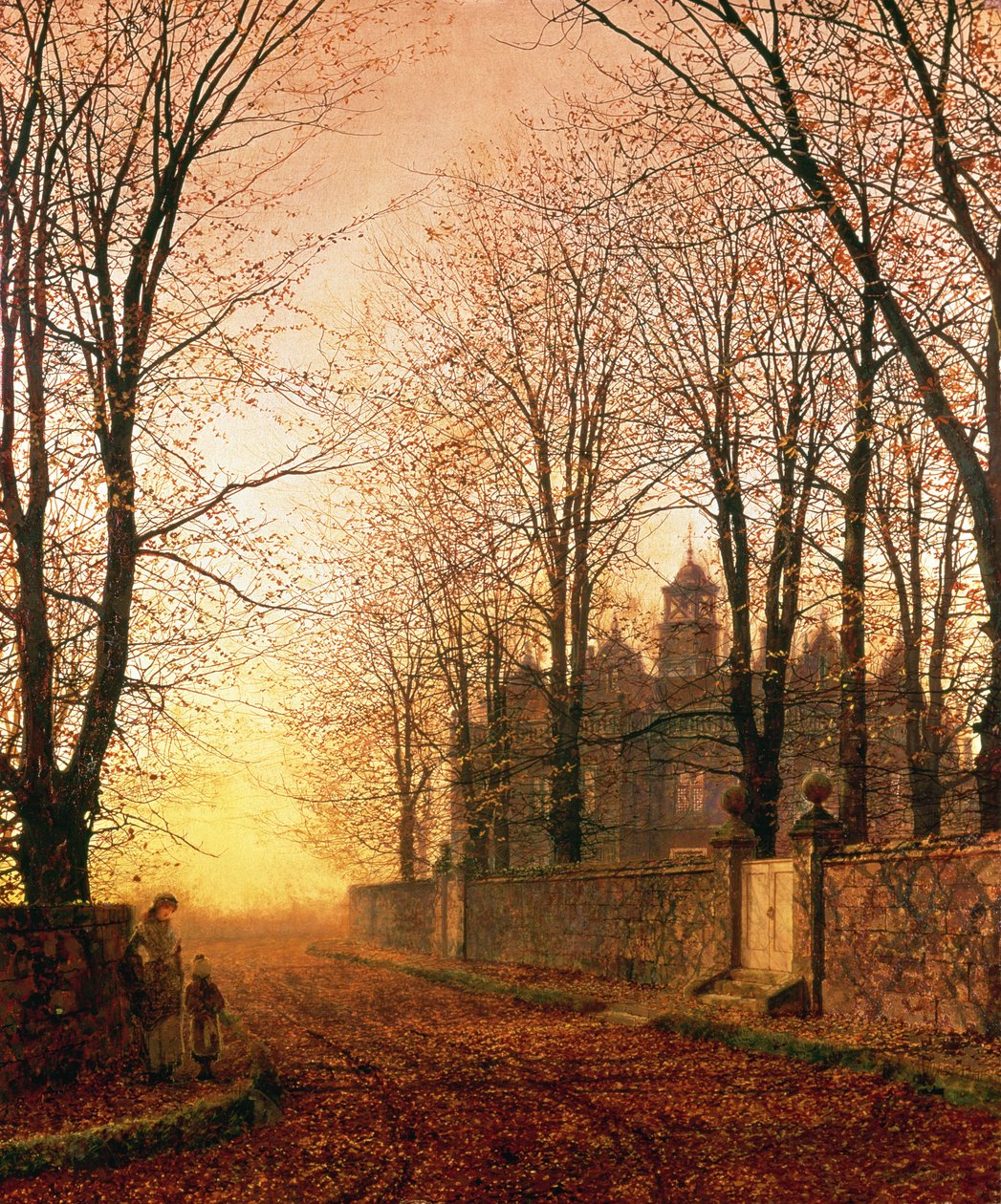 Az arany ókorban, 1870 körül alkotó: John Atkinson Grimshaw