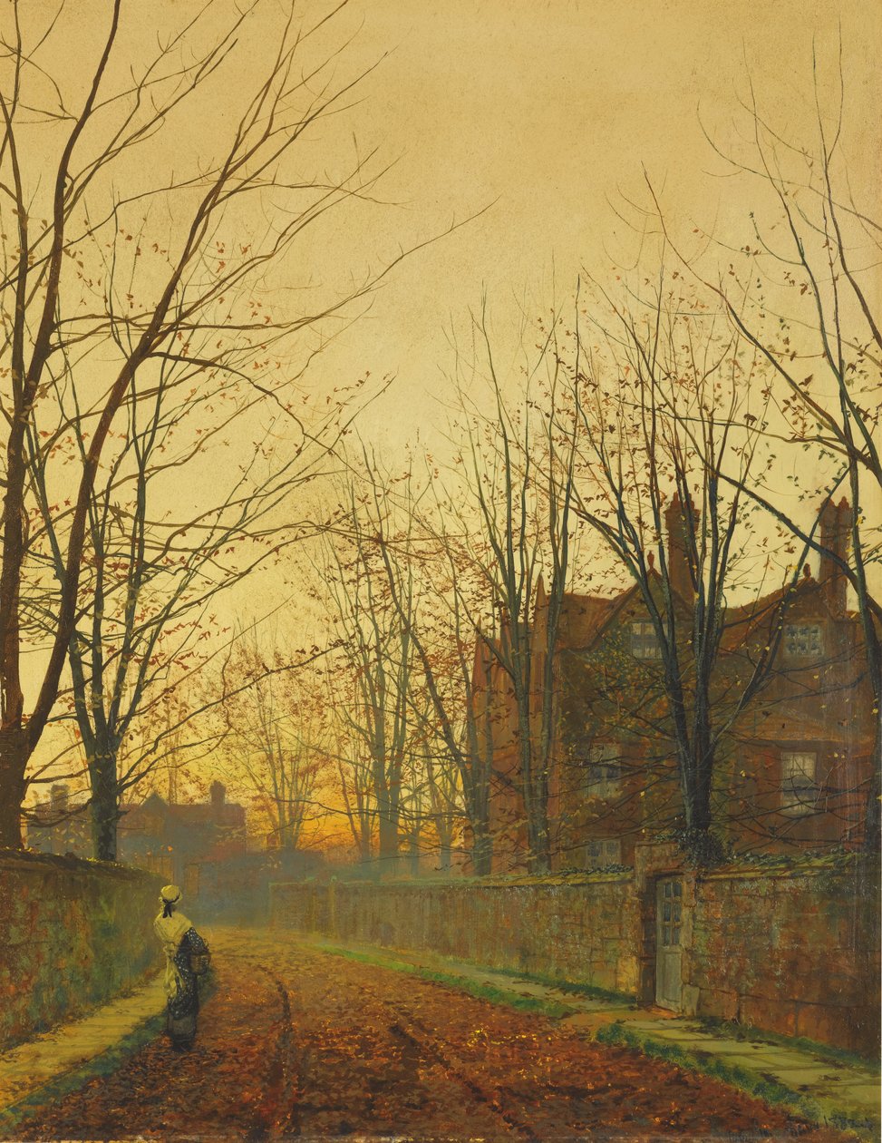Október vége alkotó: John Atkinson Grimshaw