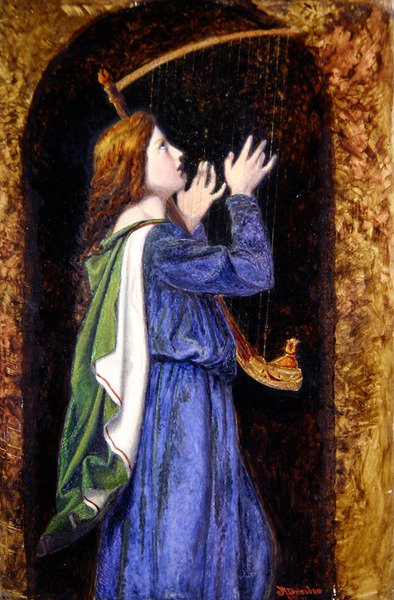 Szent Cecília alkotó: John Atkinson Grimshaw