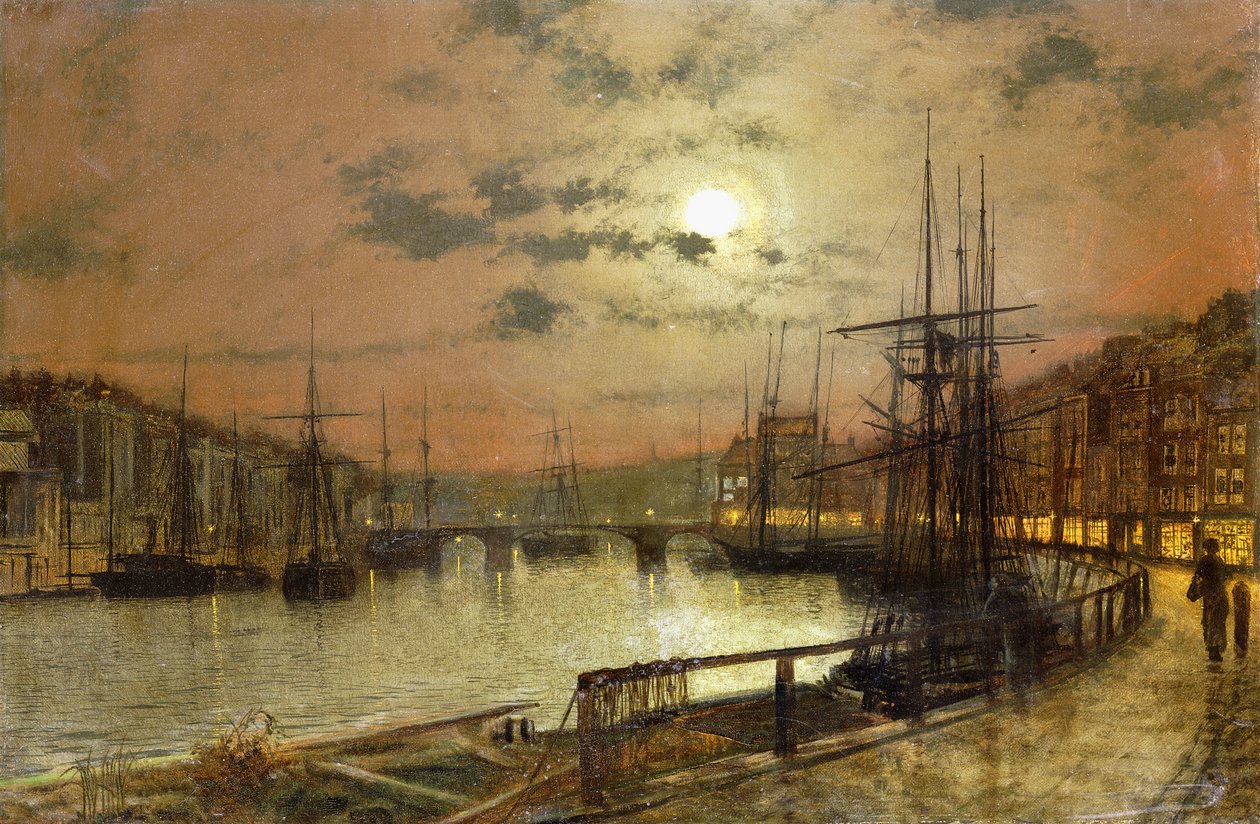 Whitby, alkotó: John Atkinson Grimshaw