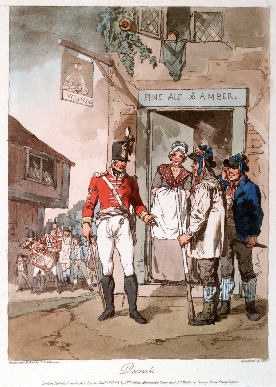 Újoncok alkotó: John Augustus (after) Atkinson