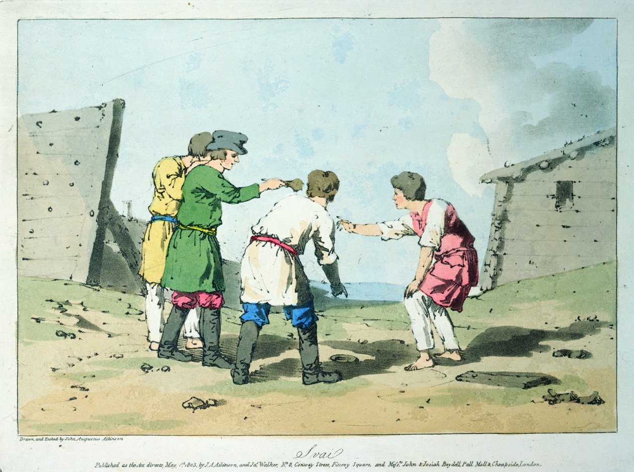 Svai Game, 1803 alkotó: John Augustus Atkinson